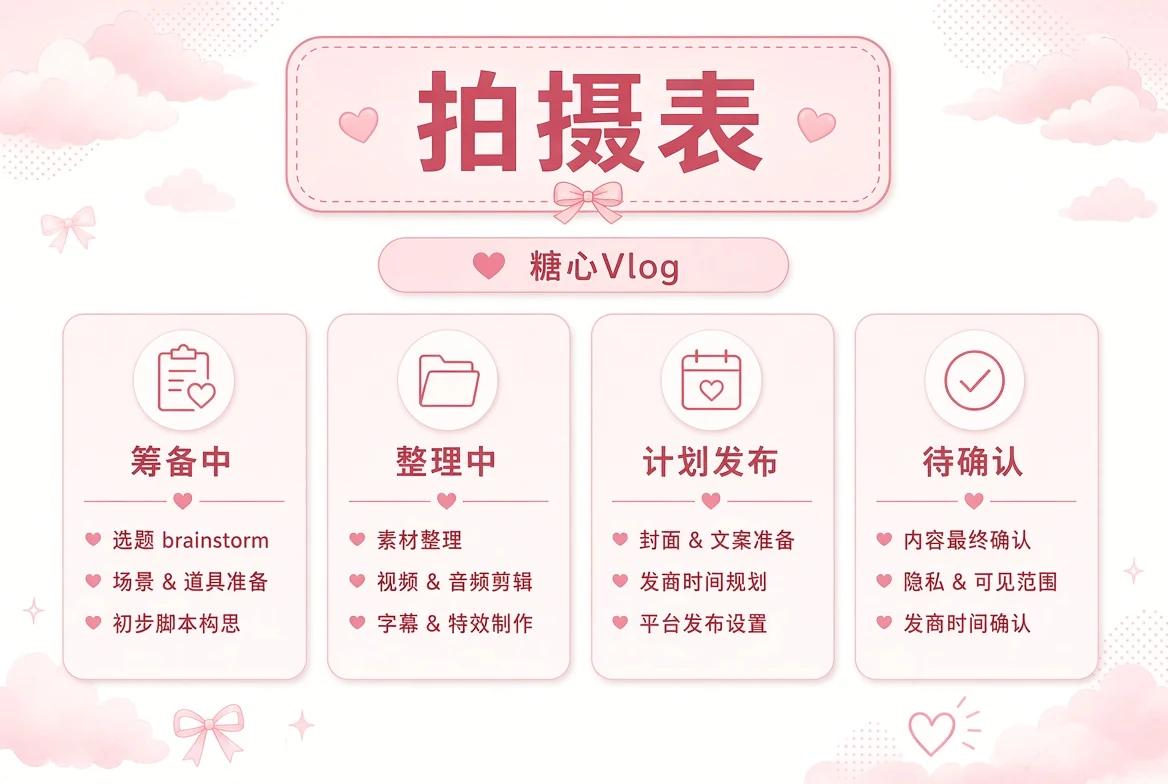 拍摄表主题影像插画